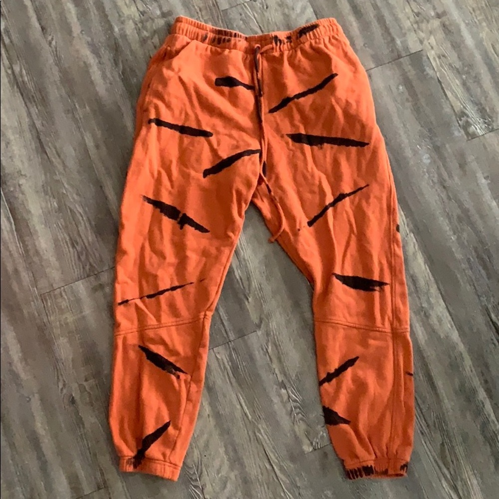 Target orange sweatpants